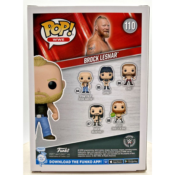 Funko Pop! WWE Brock Lesnar Amazon Exclusive #110 F23 - Picture 3 of 6